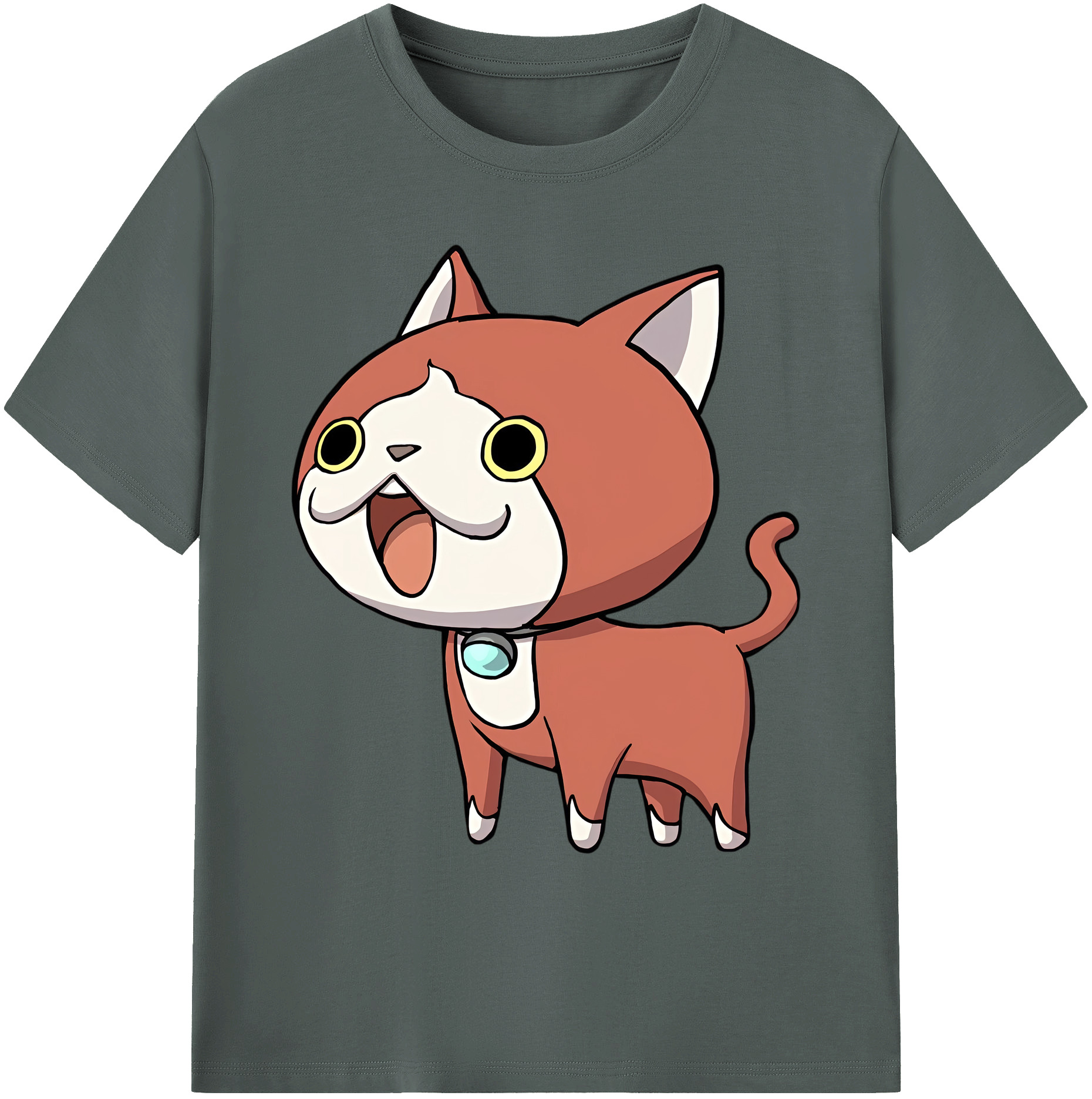 （画像用） 妖怪ウォッチ Yo-kai Watch 綿100％ メンズ半袖Tシャツ｜肌触りやわらか＆通気性